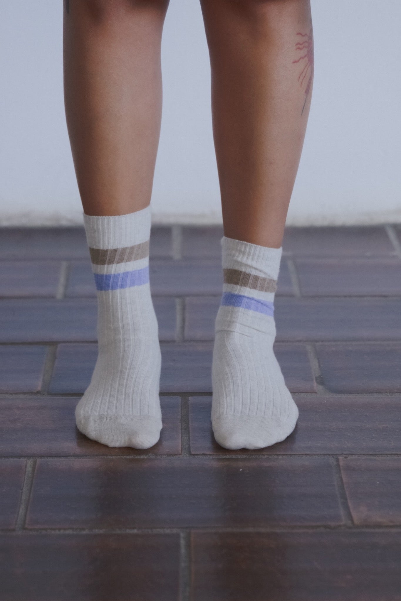 Race Overankle Socks Grey Mel