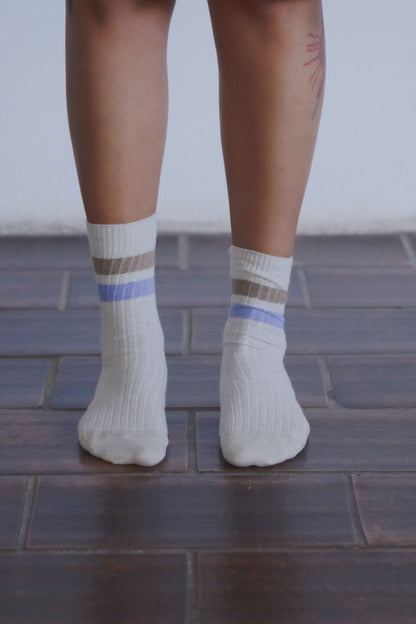 Race Overankle Socks Grey Mel