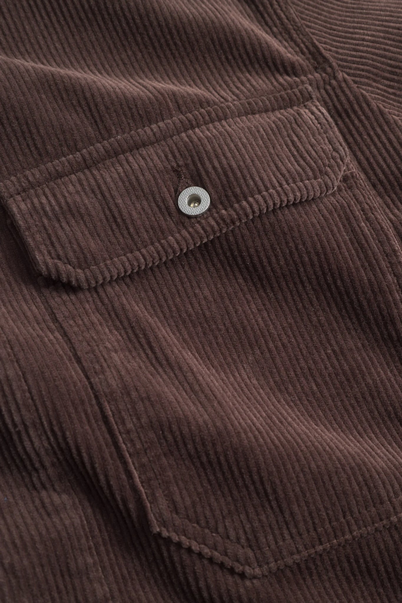 FOLKE WIDE CORD CHORE JACKET Espresso