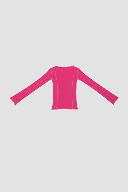 OMATO LONG SLEEVE TEE York Pink