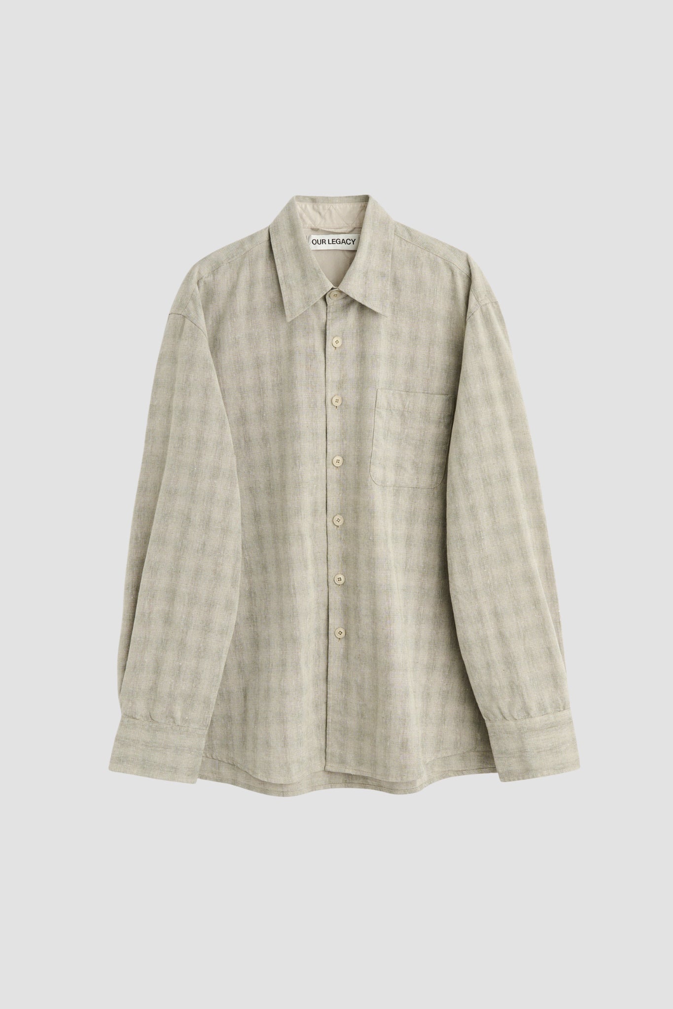 ABOVE SHIRT Sage Trail Check Dryline Weave