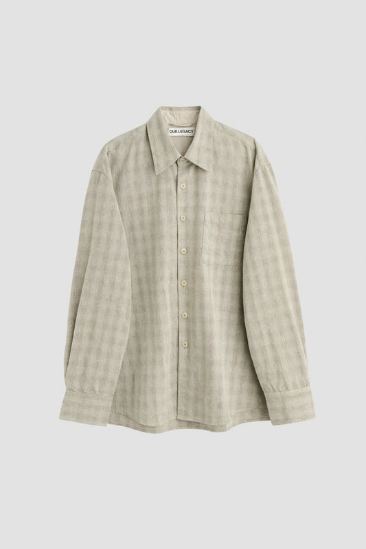 ABOVE SHIRT Sage Trail Check Dryline Weave