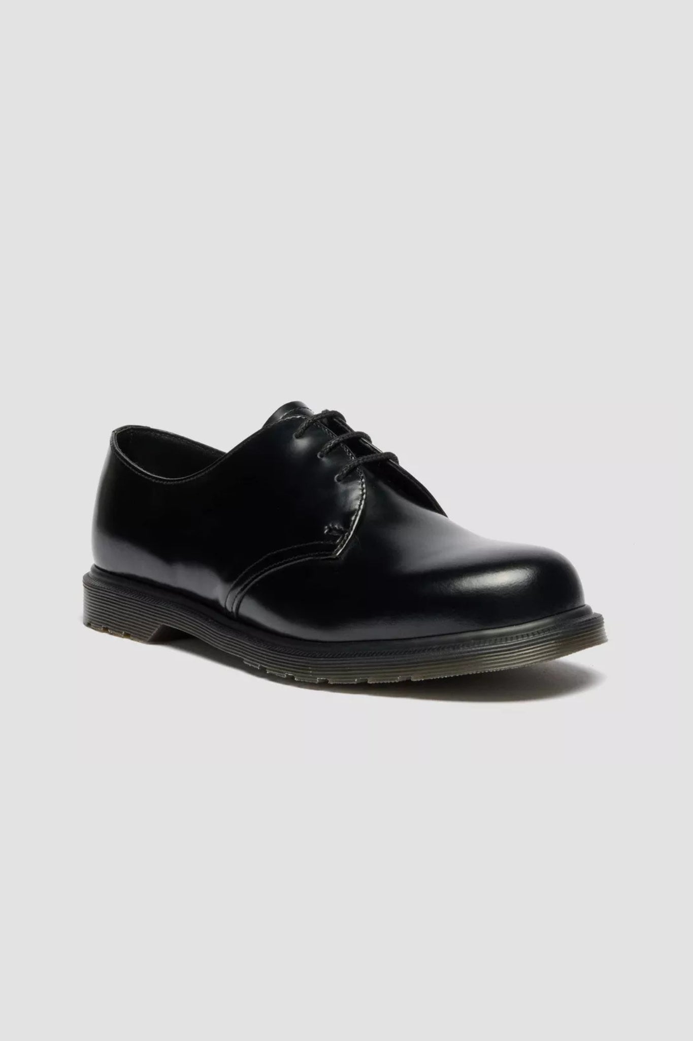 MAYFARE SHOE Black polished smooth