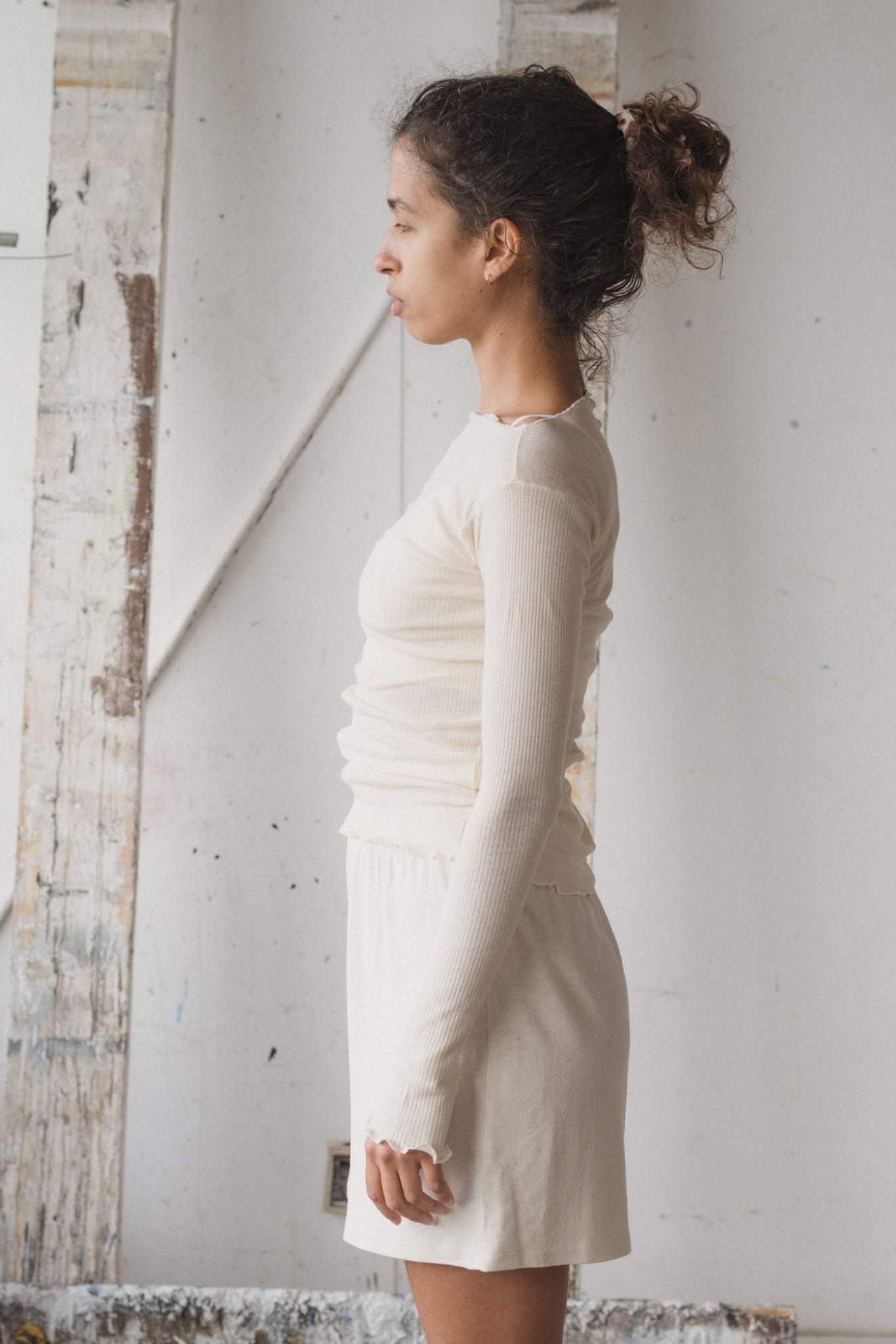 PAMA LONG SLEEVE Off White