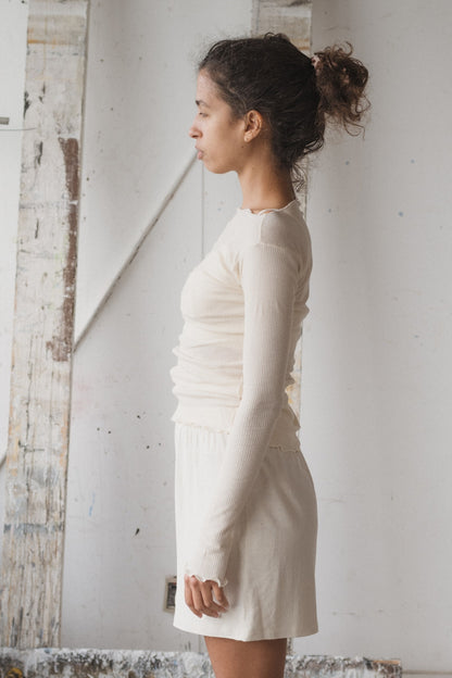 PAMA LONG SLEEVE Off White