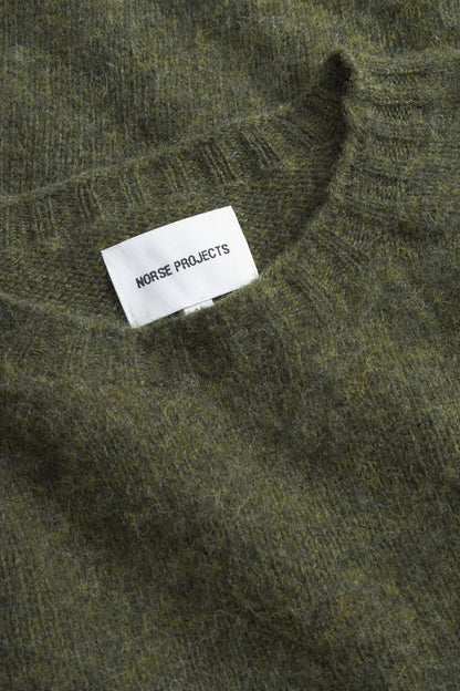 BIRNIR BRUSHED LAMBWOOL Olive Night
