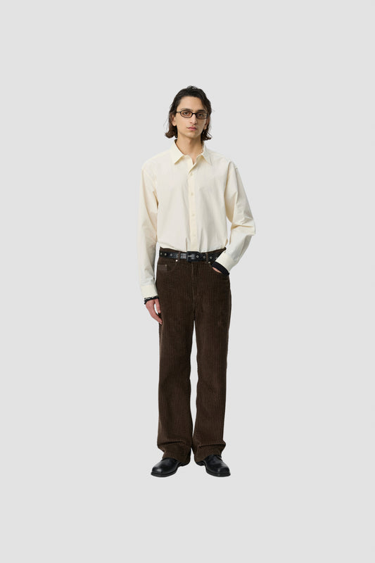 GENERATION TROUSERS dark brown amplified cord