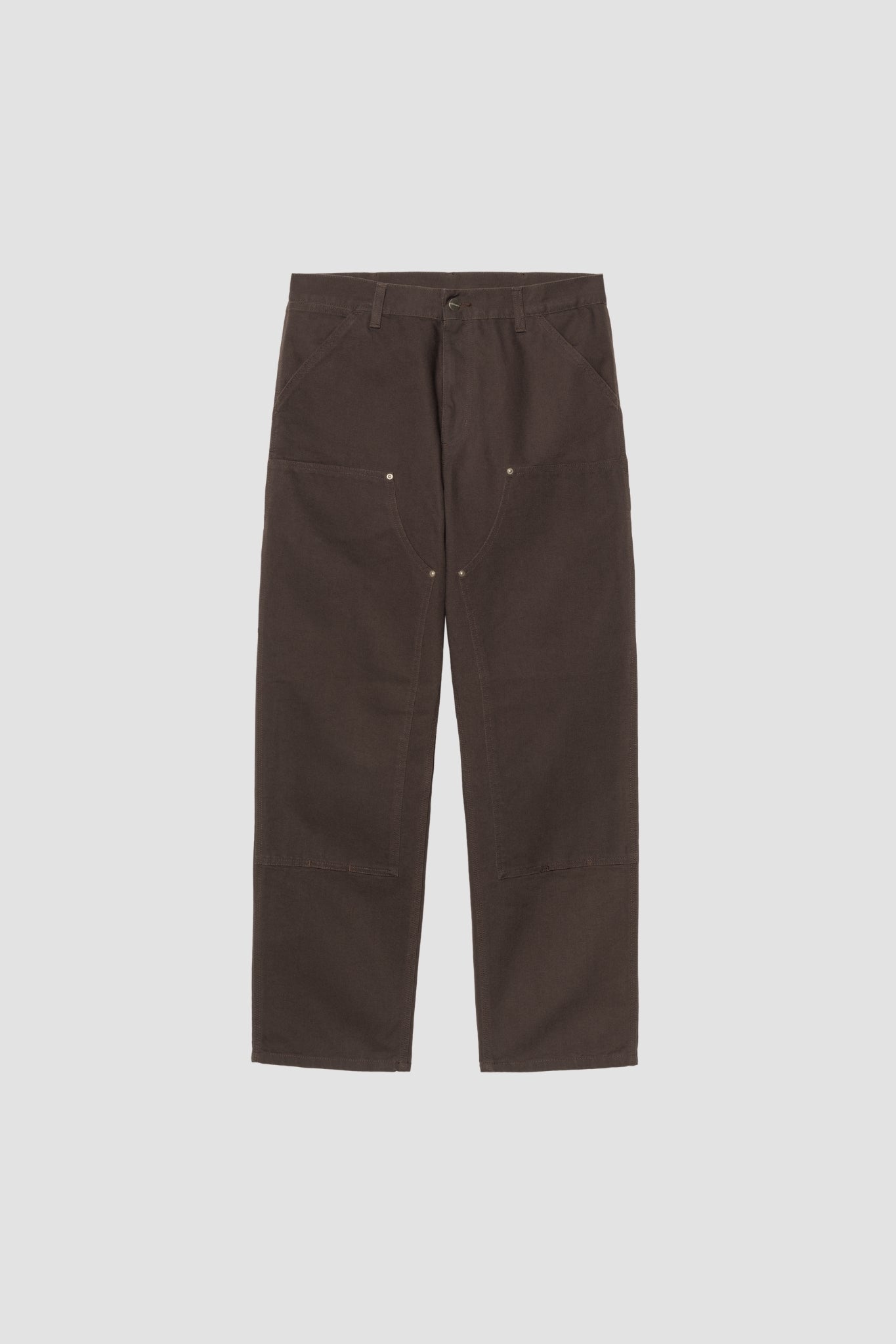 DOUBLE KNEE PANT Tobacco stone canvas L32