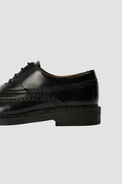 BROGUE PARADE, Black Leather