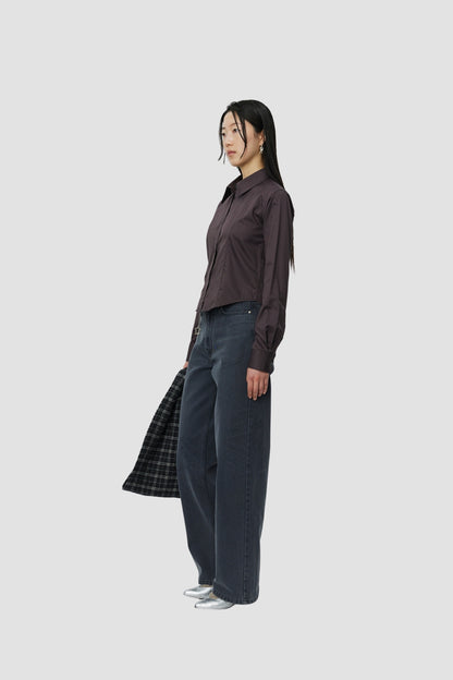 READERS SHIRT Aubergine