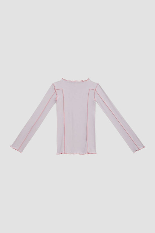 OMATO LONG SLEEVE TEE Verbe Purple/ Aural