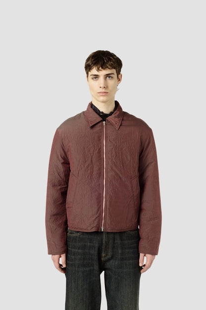 SLIGHT JACKET Shining Cherry Crinkle Solaro