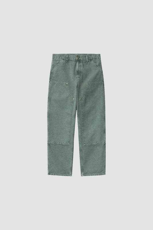 DOUBLE KNEE PANT Silver Pine stone canva