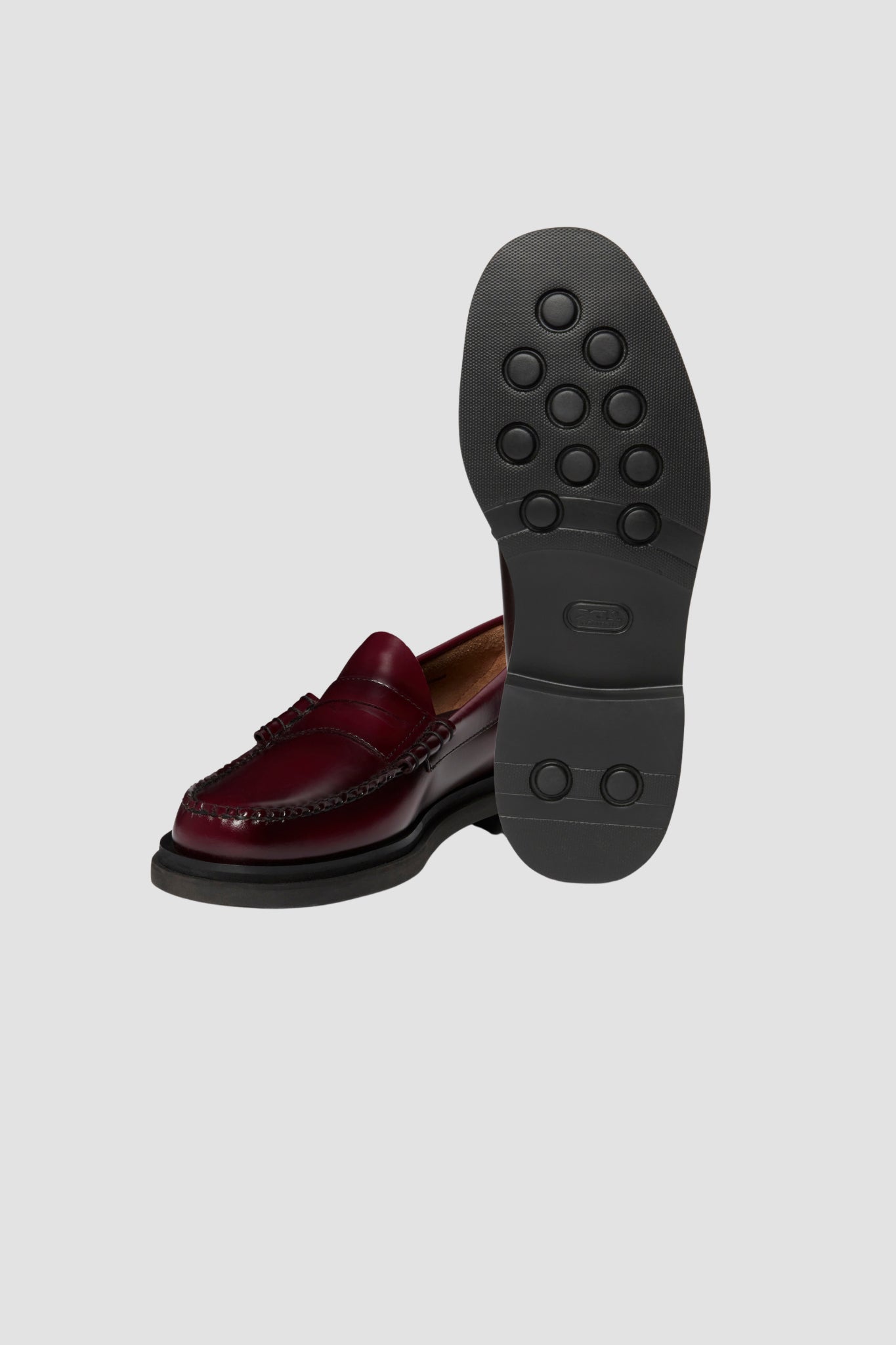 WEEJUN STEP LARSON MOC PENNY Wine Lthr