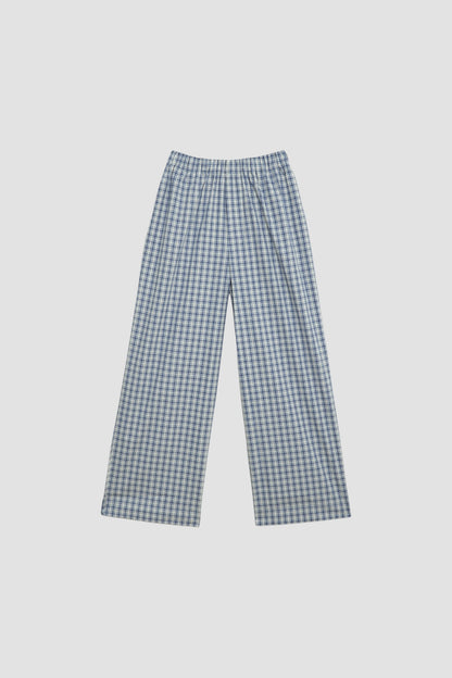 CLAUDE PANTS Blue Check