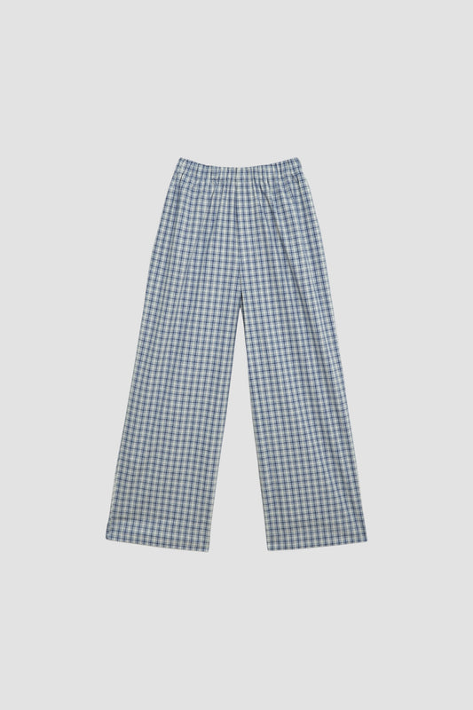 CLAUDE PANTS Blue Check