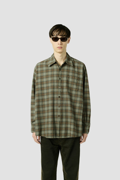 BORROWED SHIRT, Iowa Flannel Check