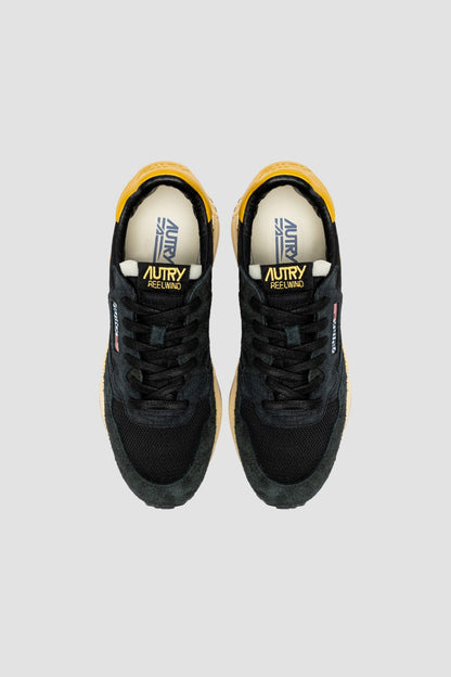 REELWIND LOW SUEDE/NET Black/Yellow