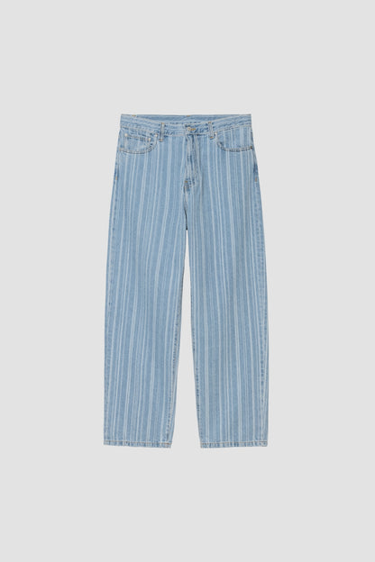 RYLAN PANT STRIPE, Blue stone bleached
