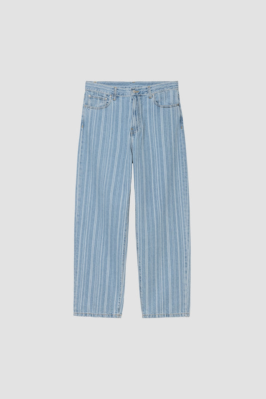 RYLAN PANT STRIPE, Blue stone bleached 