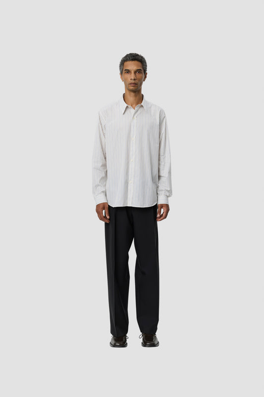 EVENING SHIRT Off White Business Stripe