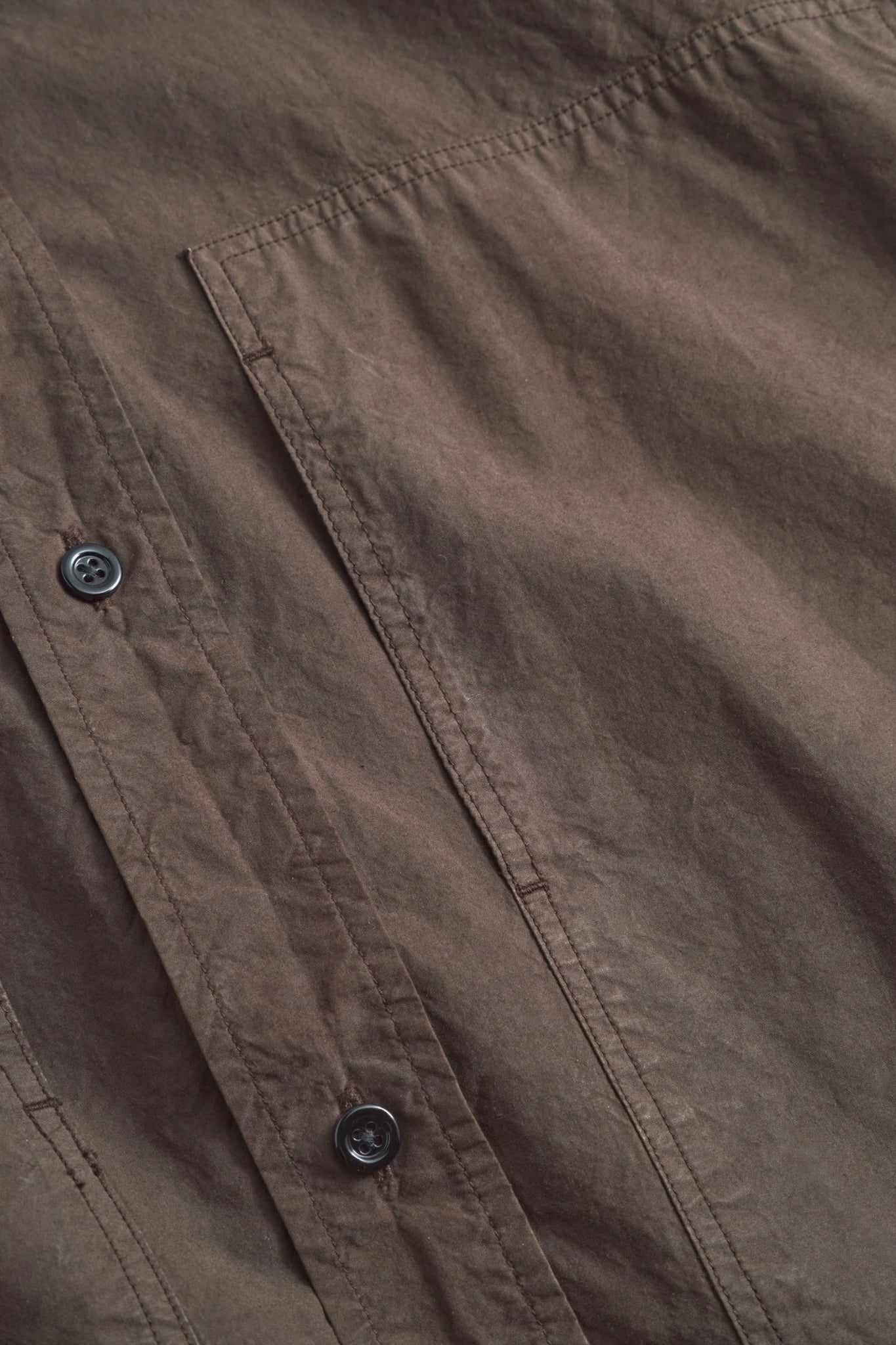 OLE FATIGUE TENCEL SHIRT Espresso