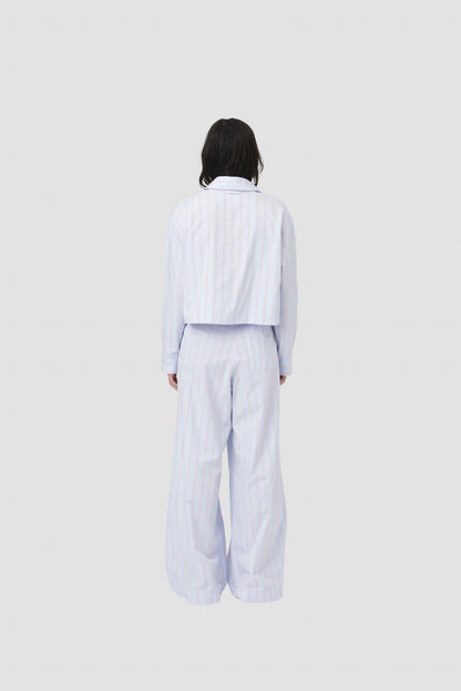 LEXINGTON SHIRT Blue Red Stripe