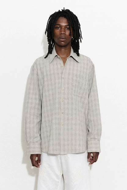 ABOVE SHIRT Sage Trail Check Dryline Weave