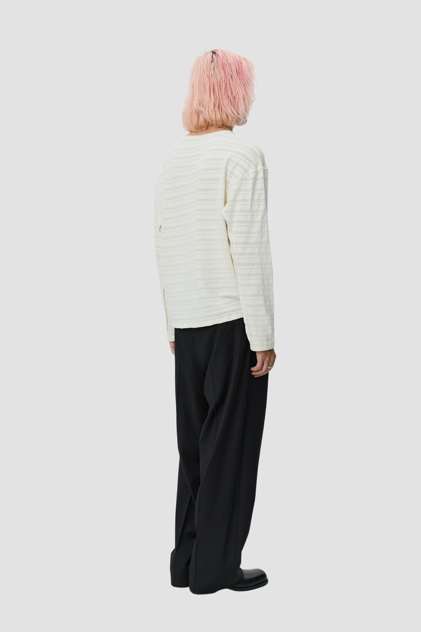 ROUND NECK SWEATER Off White Stripe