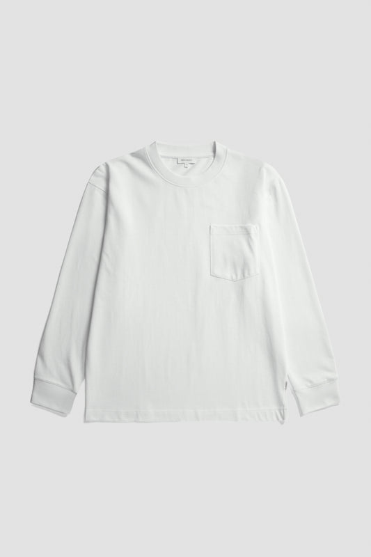NORSE STANDARD L/S HEAVY LOOSE TEE White