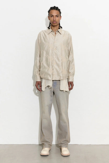 BEYOND SHIRT Champagne Bloom Ethereal Veil