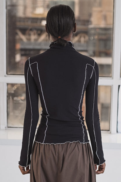 OMATO TURTLENECK Murano Navy