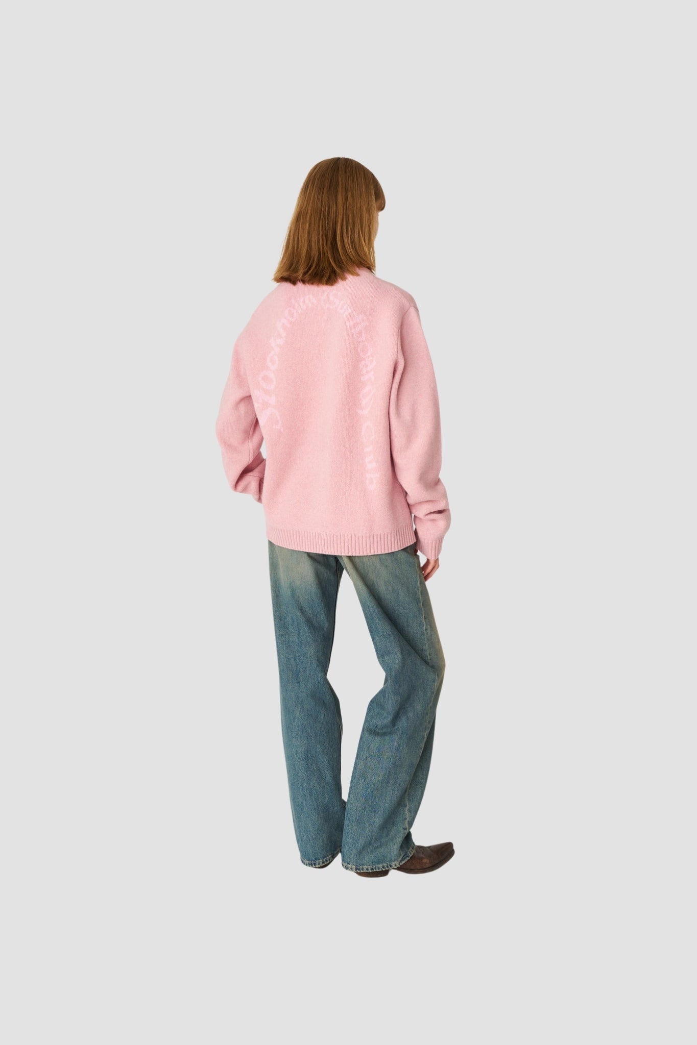 KNIT SWEAT Pink