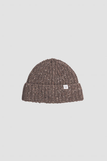 DANIEL DONEGAL RIB BEANIE Seal Brown