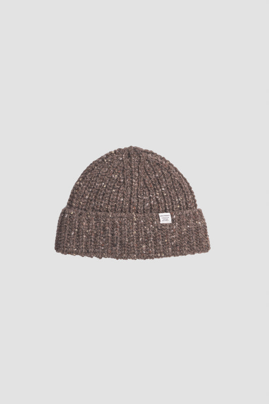 DANIEL DONEGAL RIB BEANIE Seal Brown