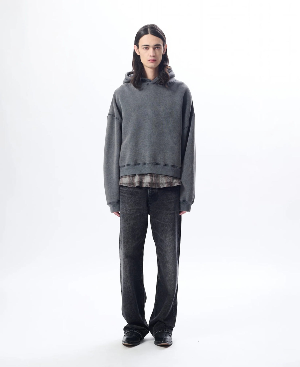 HOODIE 950 anthracite washed