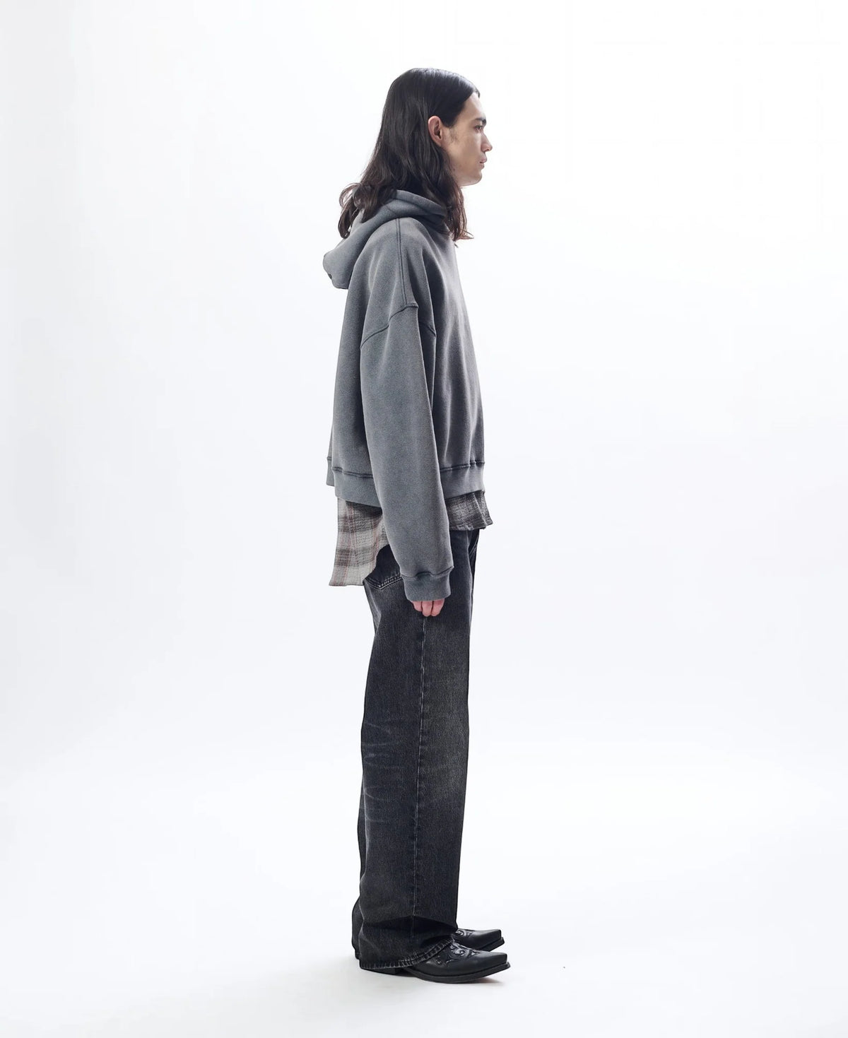 HOODIE 950 anthracite washed