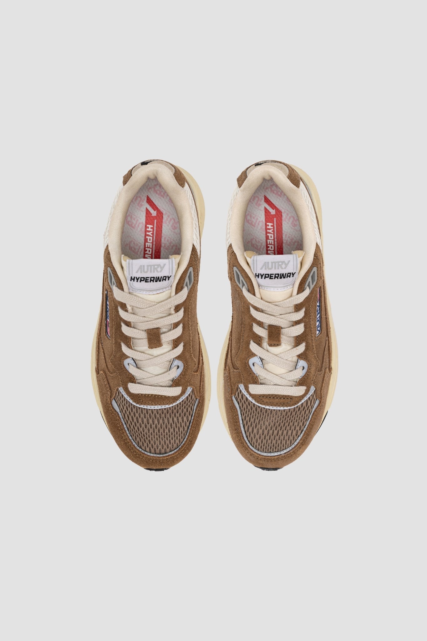 HYPERWAY LOW SUEDE/MESH Cigar/Silver