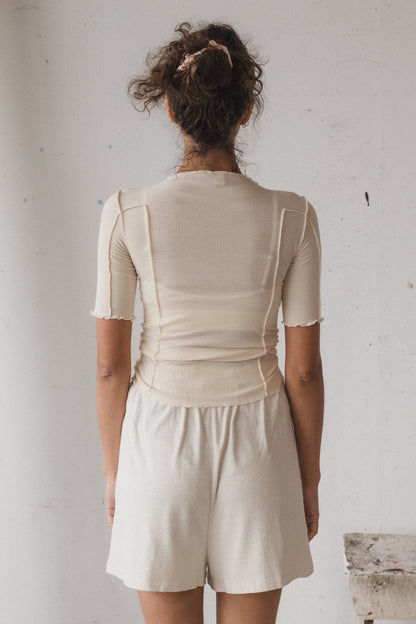 OMATO 3/4 TEE Off White
