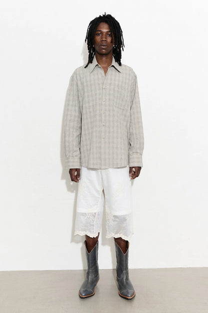 ABOVE SHIRT Sage Trail Check Dryline Weave