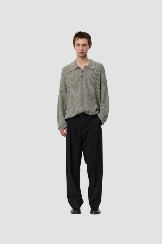 DIGIT POLO KNIT Oatmeal Grains