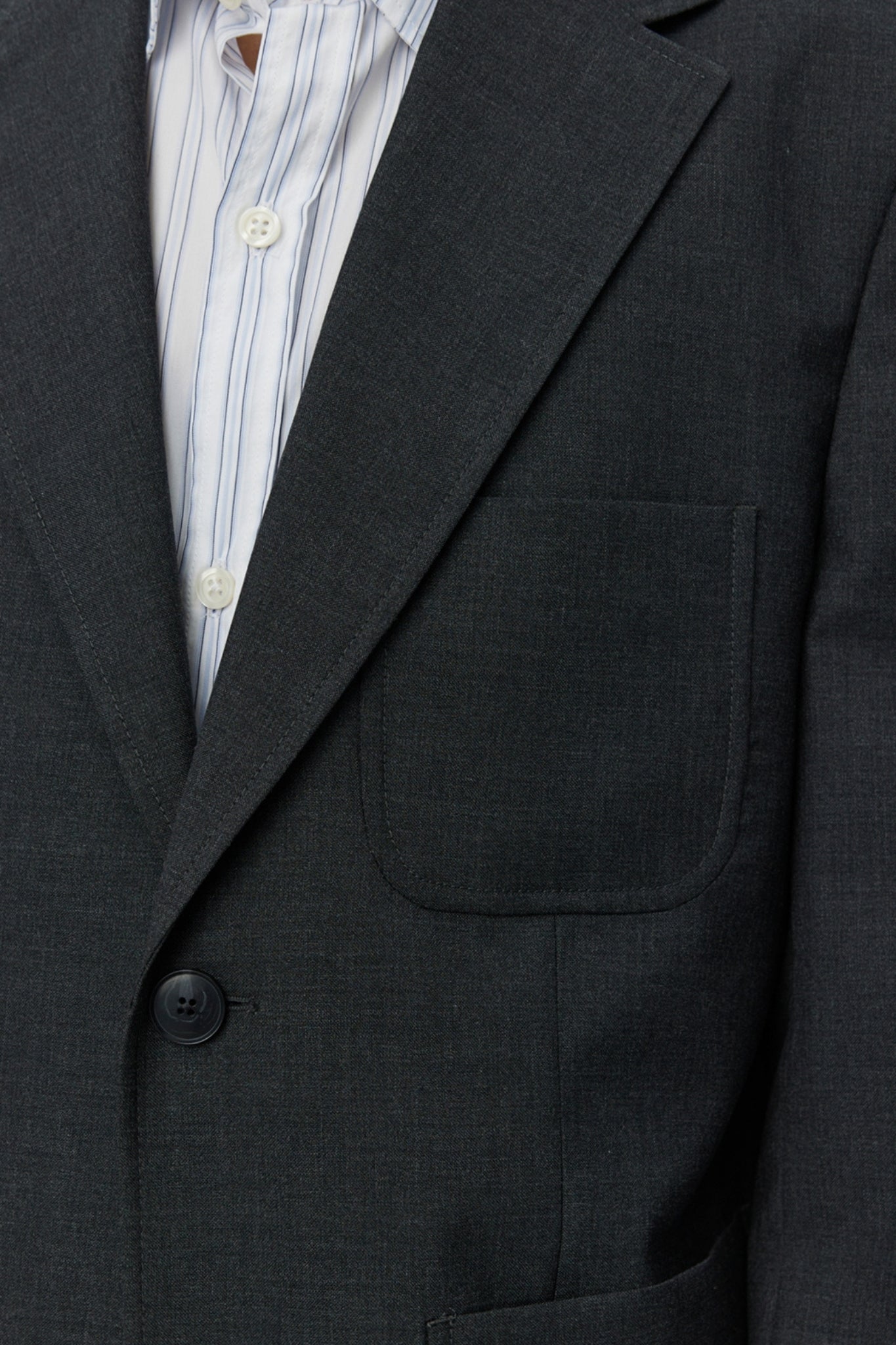 PATCH POCKET BLAZER Grey