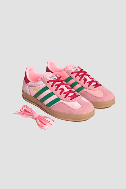 GAZELLE INDOOR Court Green / Glow Pink / Gum