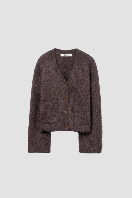 W LEE CARDIGAN LILAC