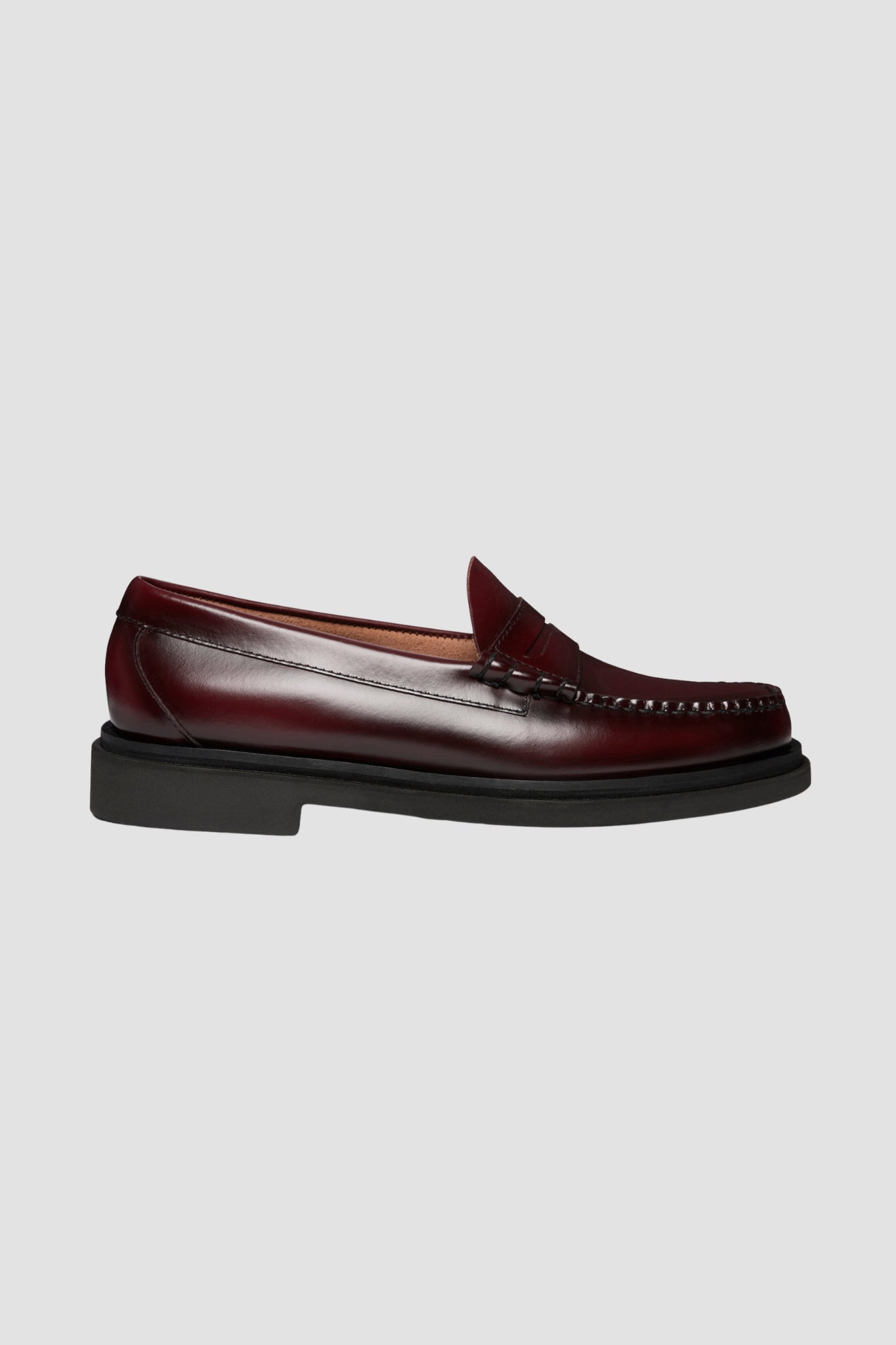 WEEJUN STEP LARSON MOC PENNY Wine Lthr