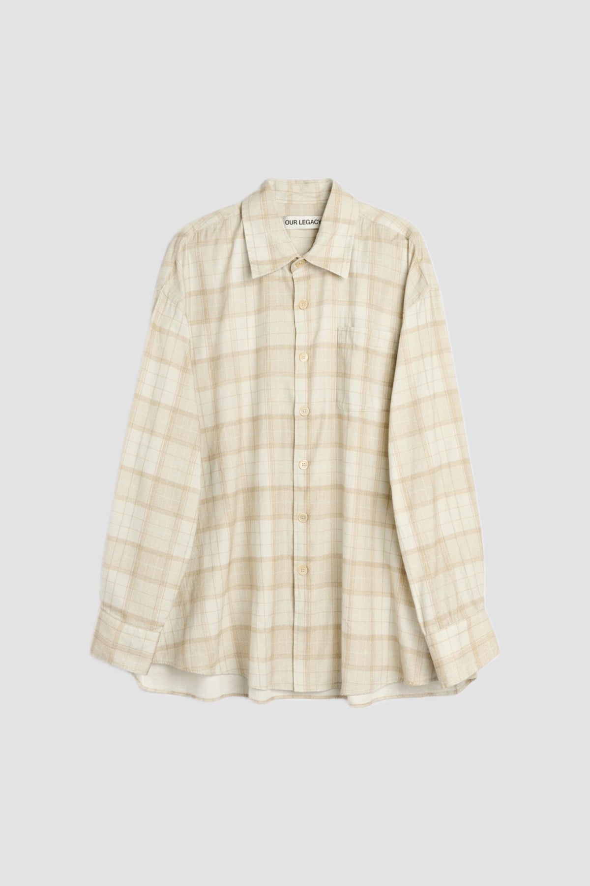 BORROWED SHIRT stella check print
