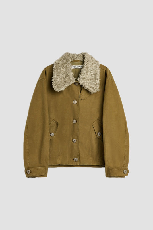 AERIAL JACKET pigment khaki knife edge twill