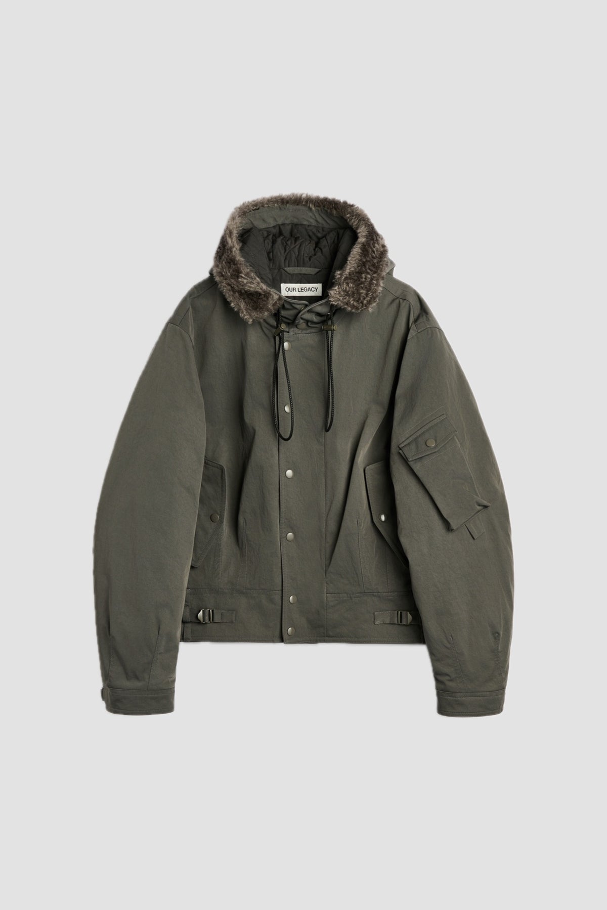 ORBIT JACKET vapor alloy ripple nylon twill