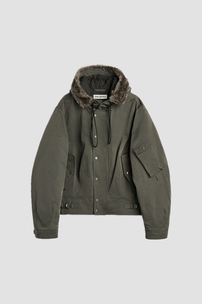 ORBIT JACKET vapor alloy ripple nylon twill