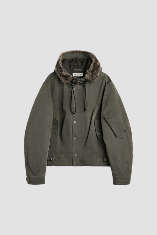 ORBIT JACKET vapor alloy ripple nylon twill